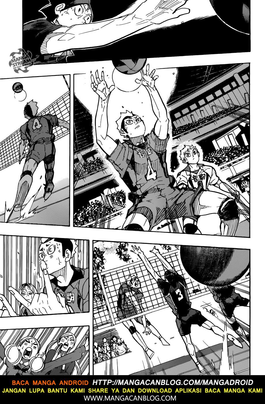 Haikyuu!! Chapter 321 - halaman 10