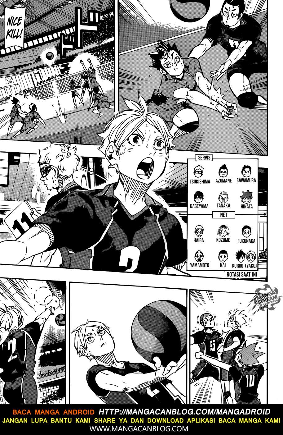 Haikyuu!! Chapter 321 - halaman 12