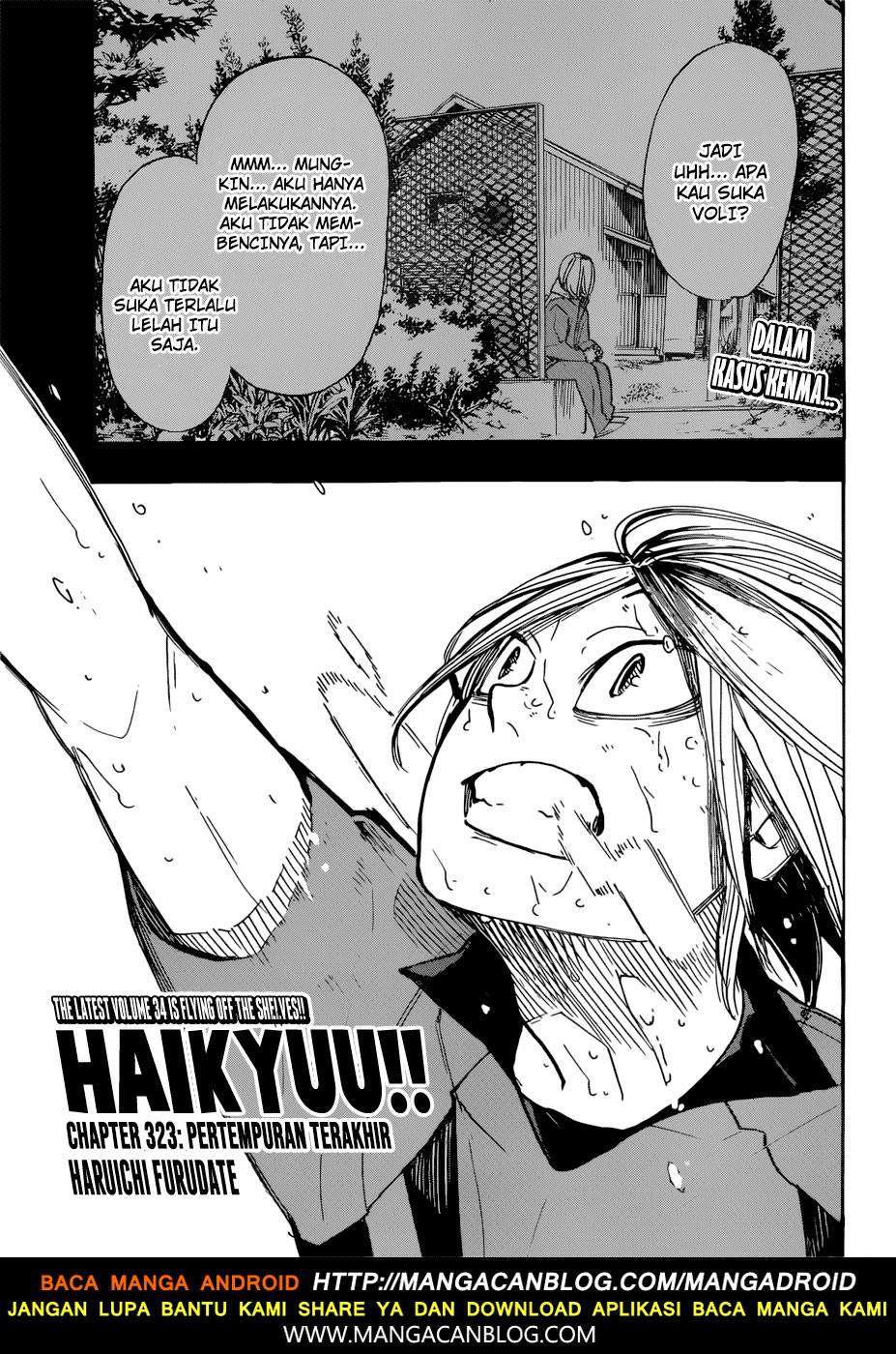 Haikyuu!! Chapter 323 - halaman 1