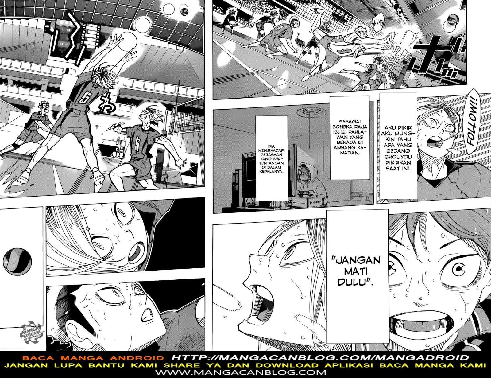 Haikyuu!! Chapter 323 - halaman 8