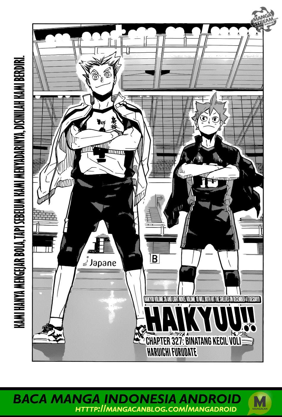 Haikyuu!! Chapter 327 - halaman 1