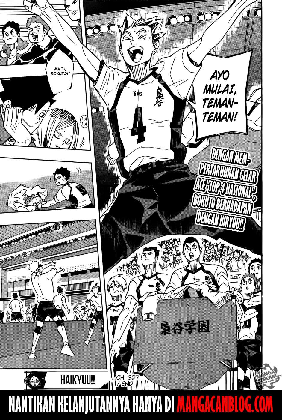 Haikyuu!! Chapter 327 - halaman 19
