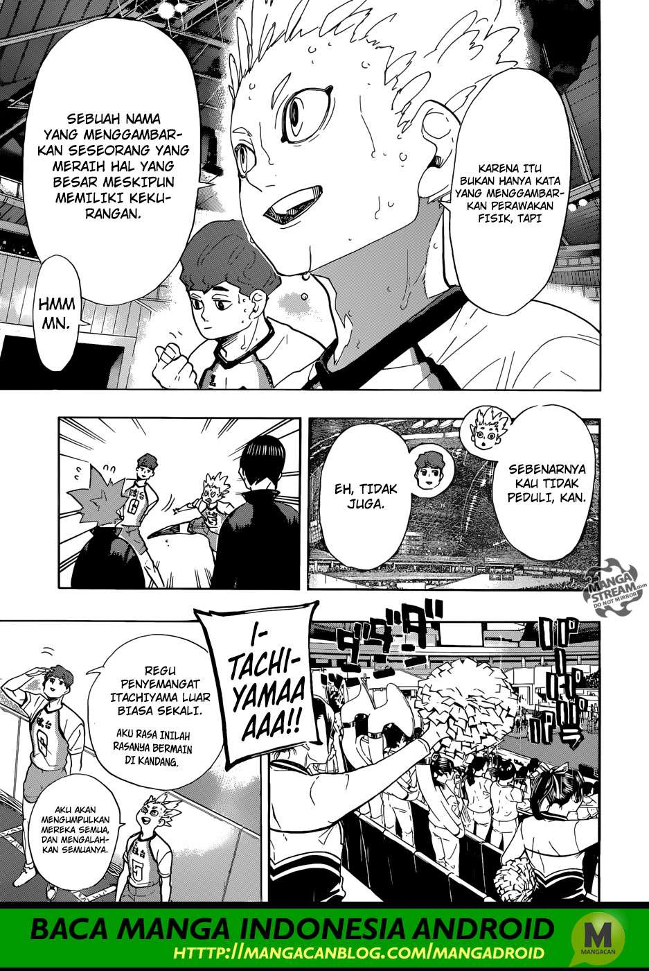 Haikyuu!! Chapter 327 - halaman 6