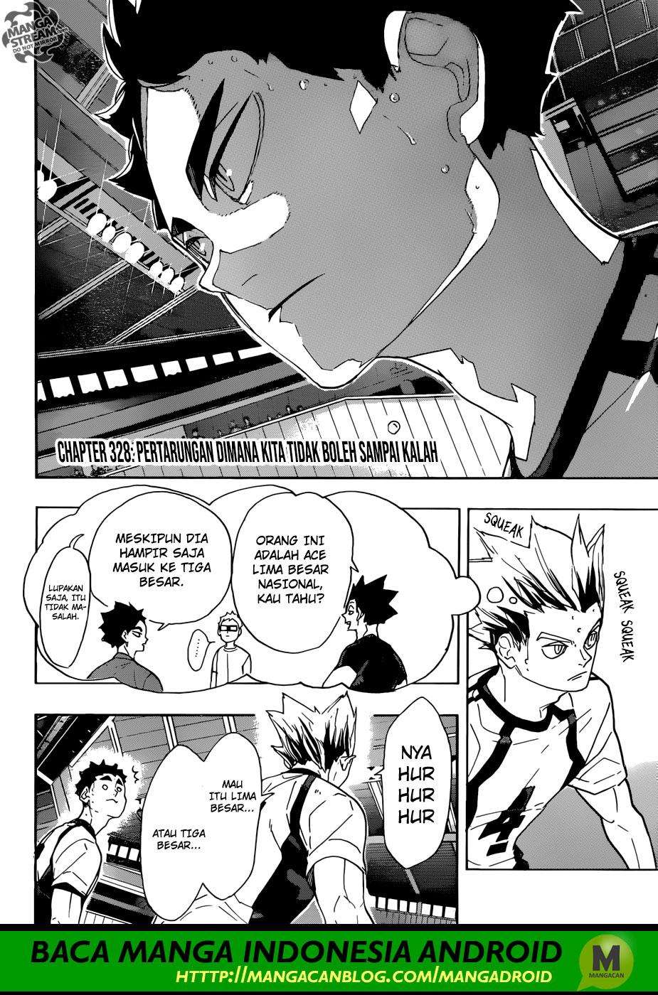 Haikyuu!! Chapter 328 - halaman 5