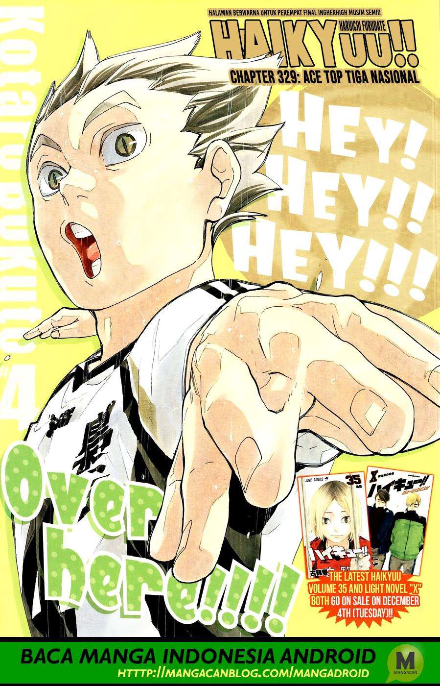 Haikyuu!! Chapter 329 - halaman 1