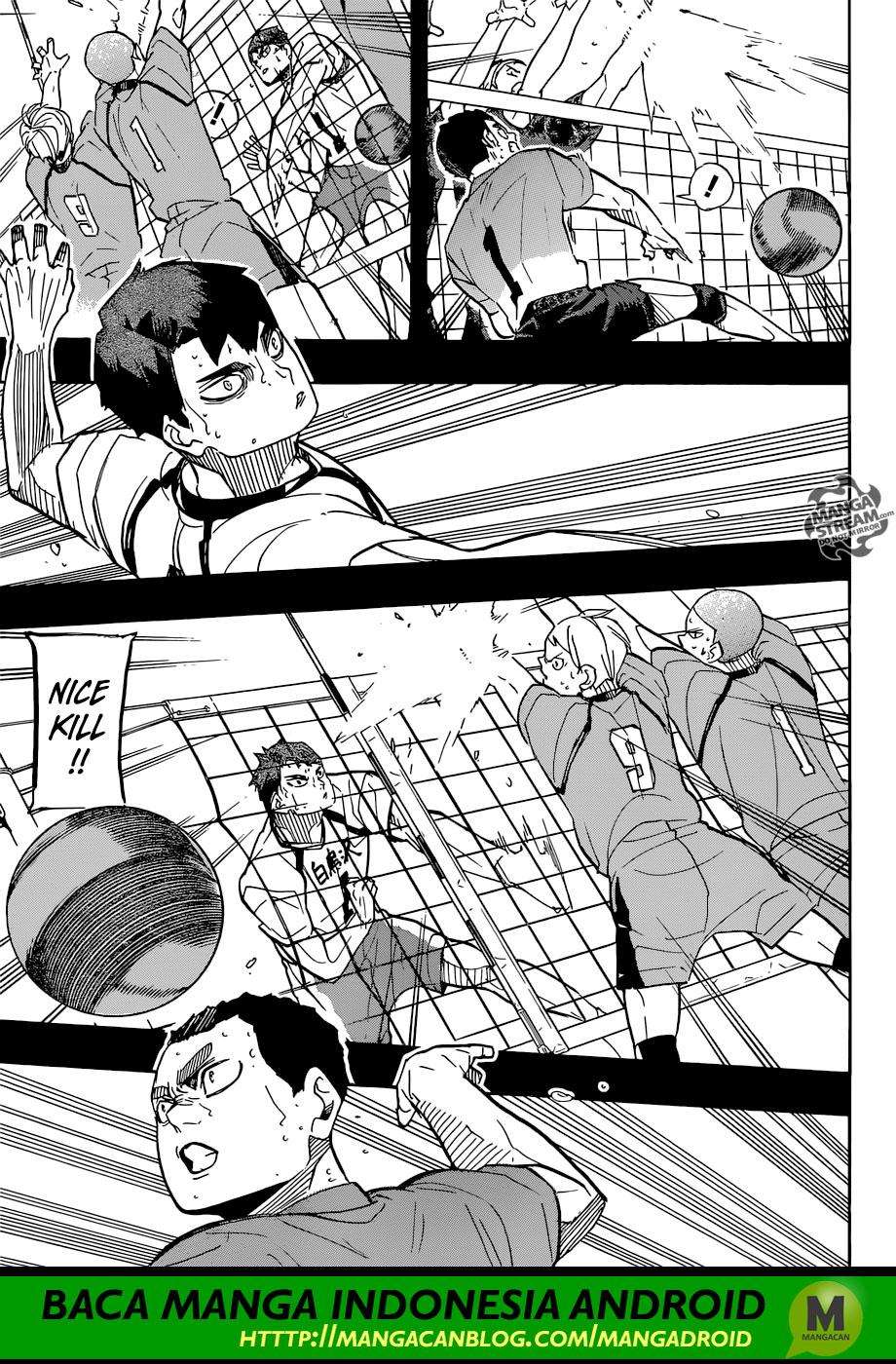 Haikyuu!! Chapter 329 - halaman 10