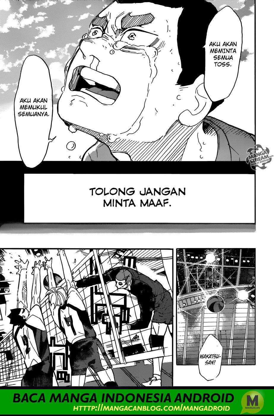 Haikyuu!! Chapter 329 - halaman 14