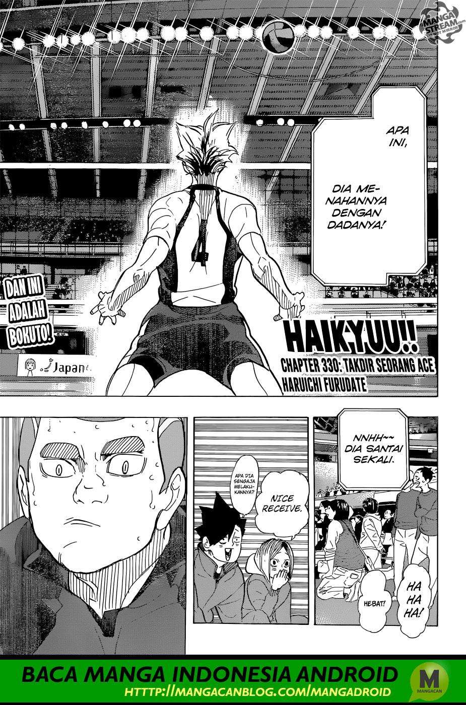Haikyuu!! Chapter 330 - halaman 1