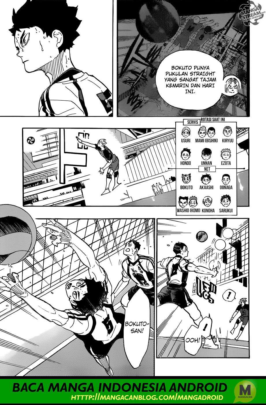 Haikyuu!! Chapter 330 - halaman 14