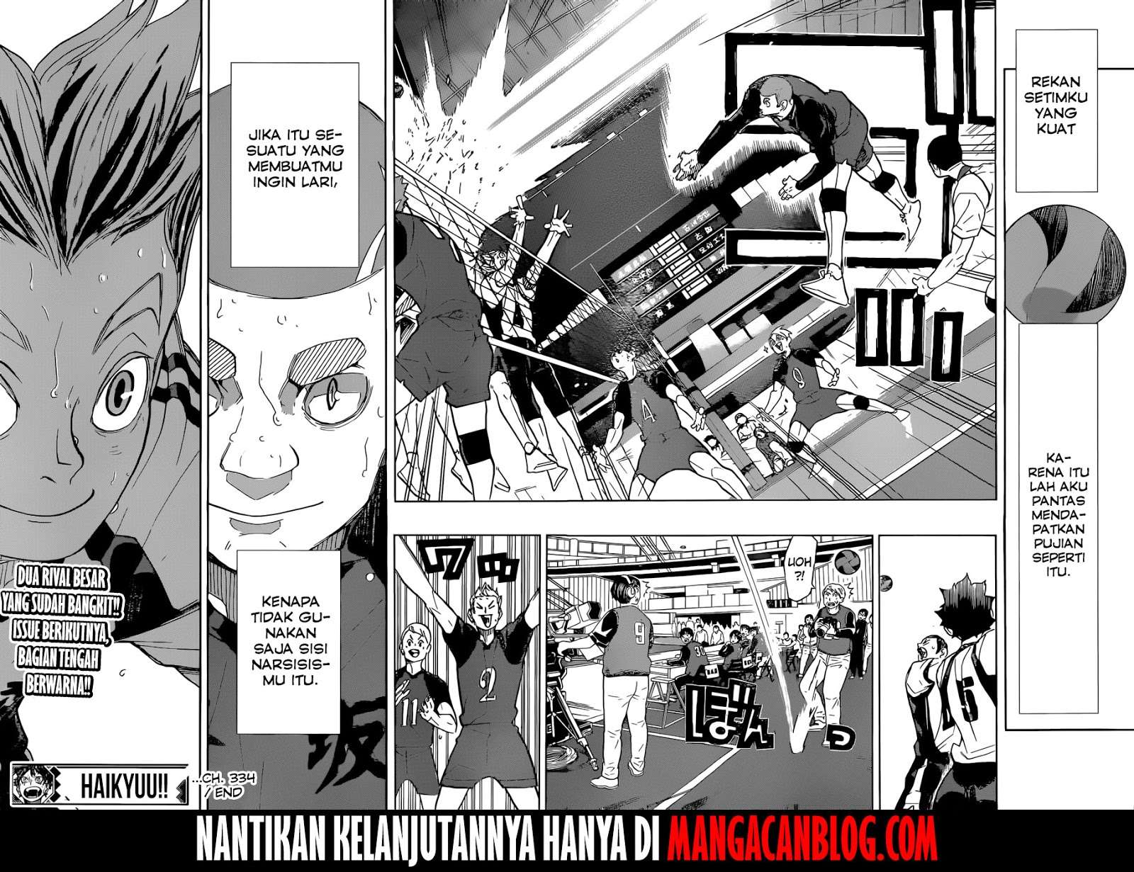 Haikyuu!! Chapter 334 - halaman 19