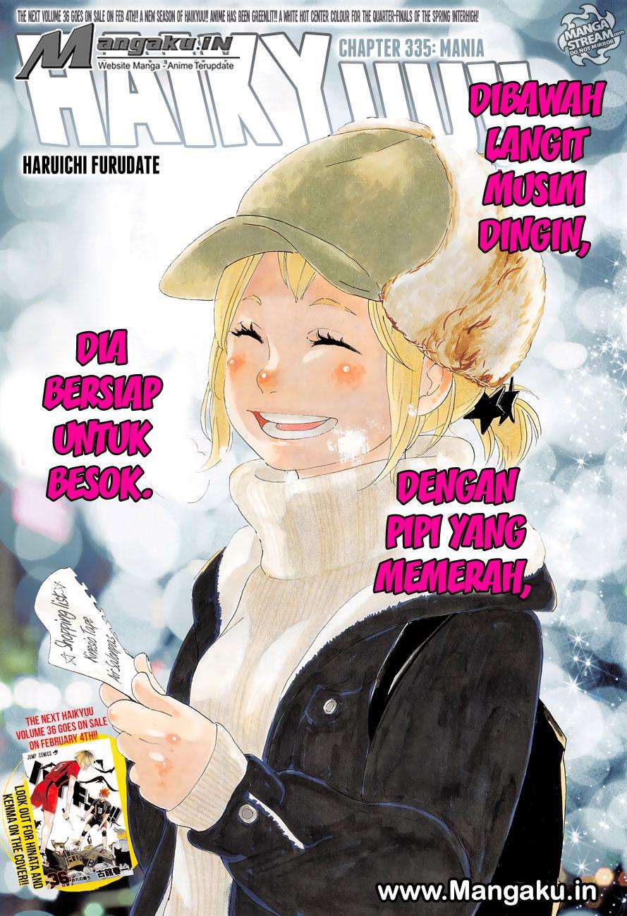 Haikyuu!! Chapter 335 - halaman 1