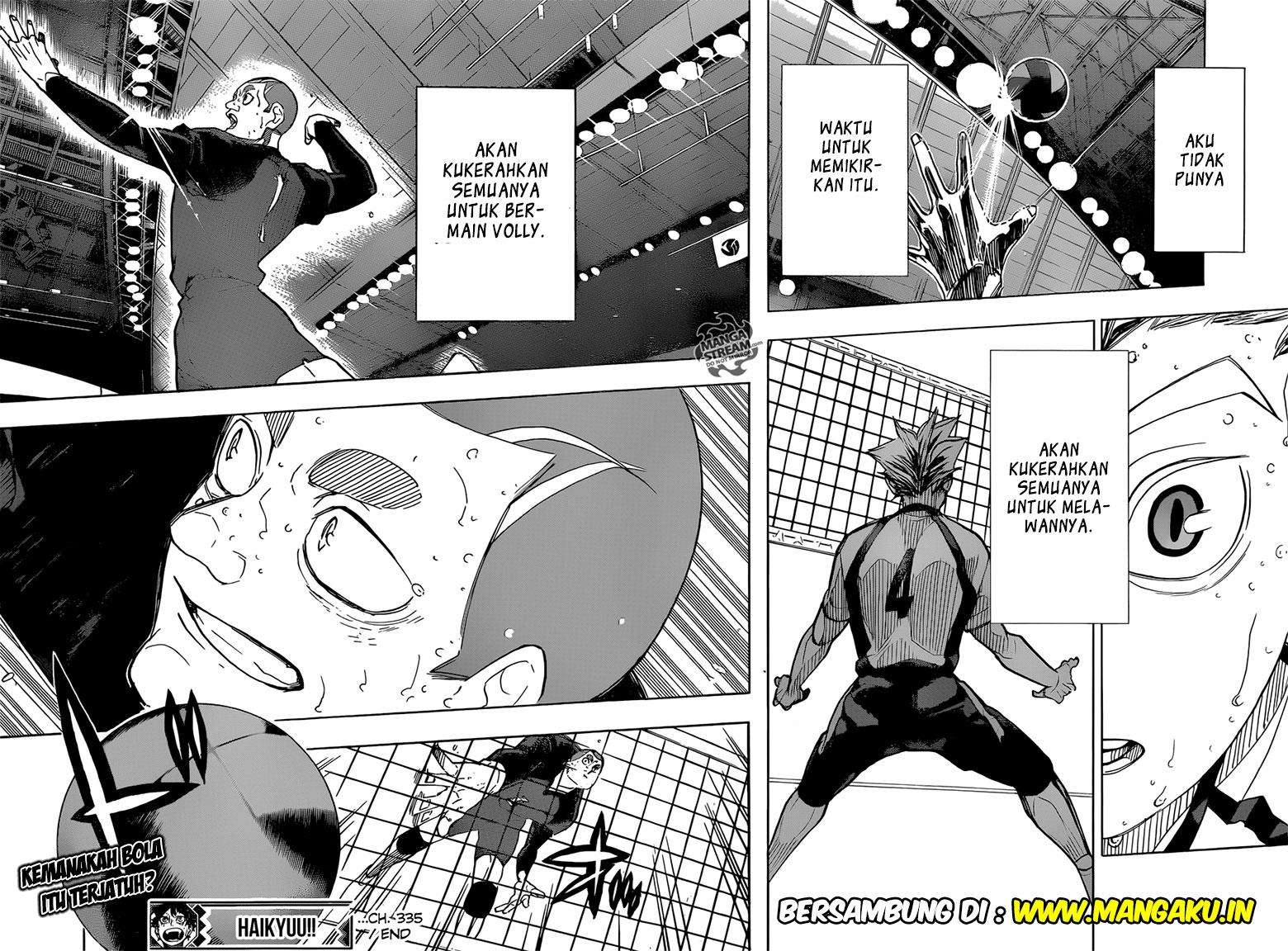 Haikyuu!! Chapter 335 - halaman 19