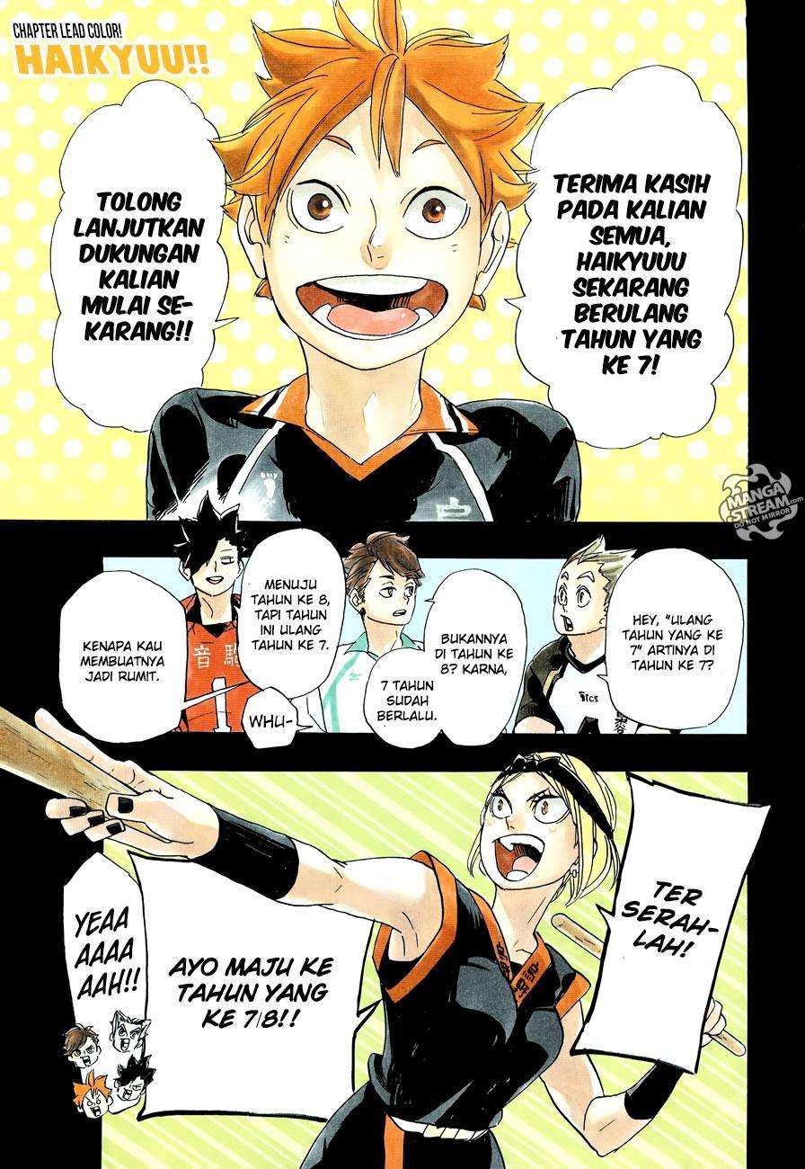 Haikyuu!! Chapter 338 - halaman 3