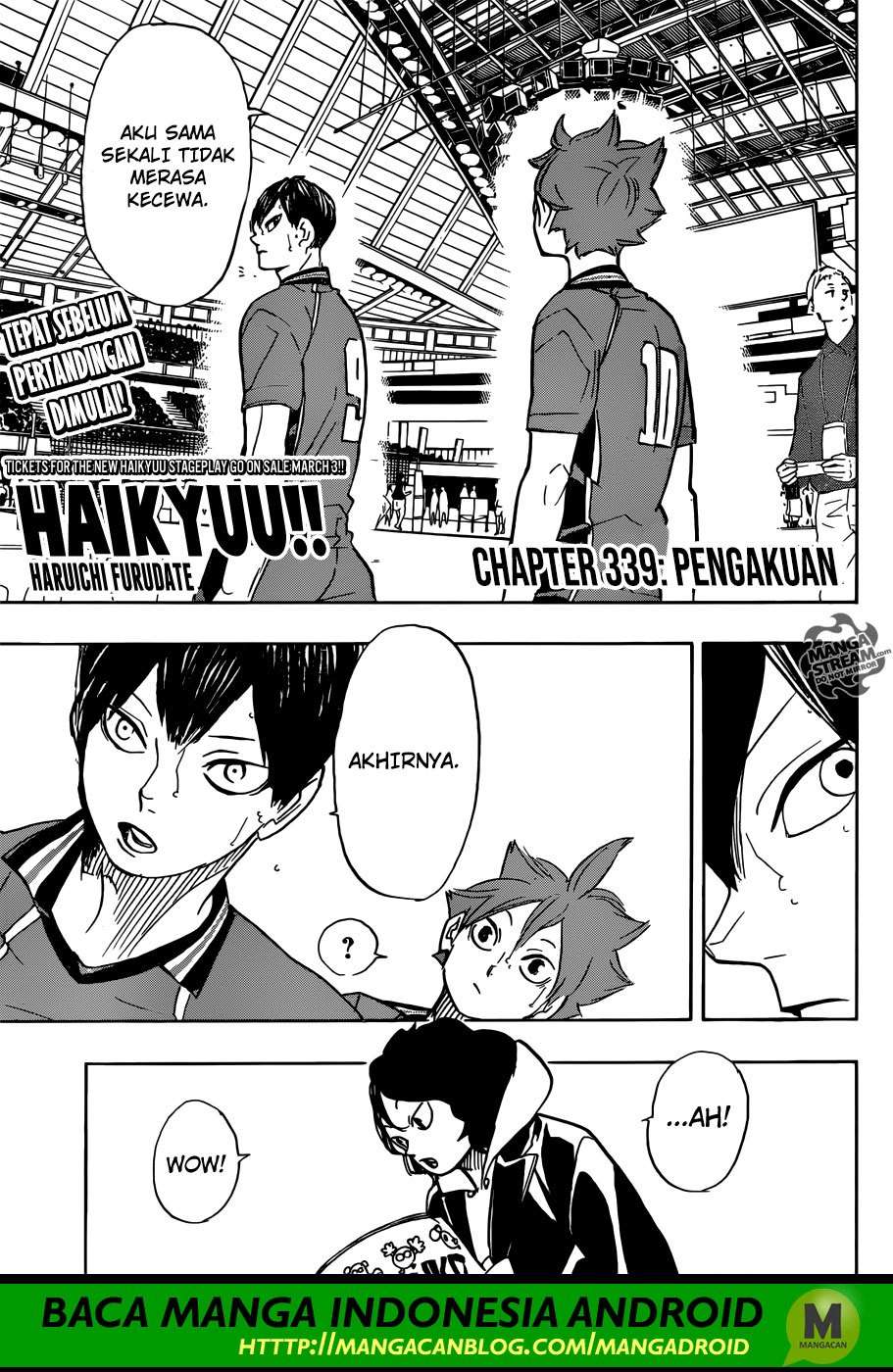 Haikyuu!! Chapter 339 - halaman 1
