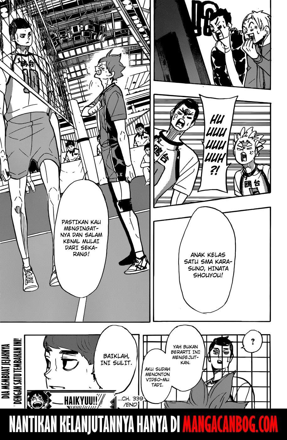 Haikyuu!! Chapter 339 - halaman 18