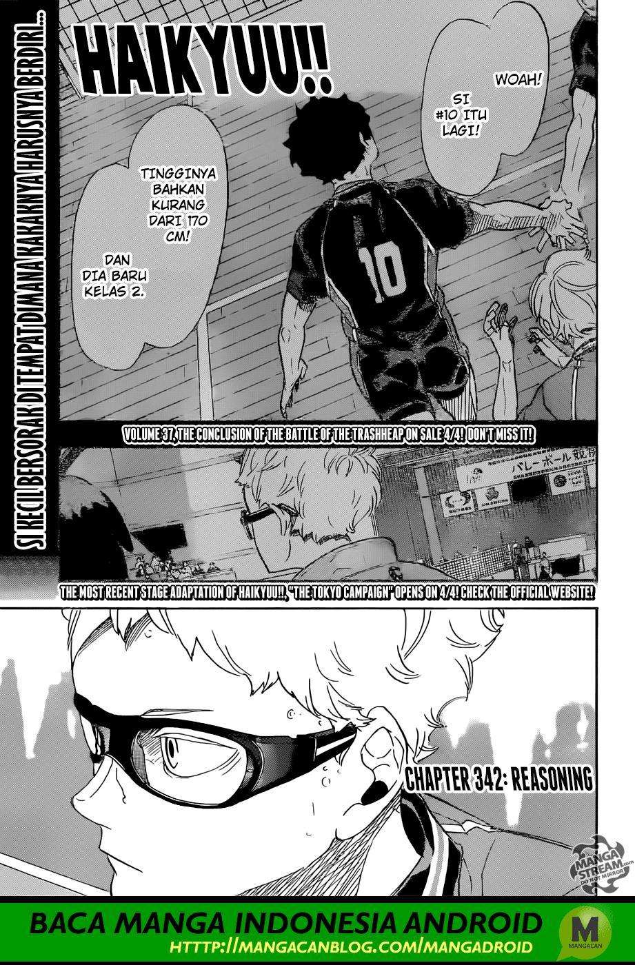 Haikyuu!! Chapter 342 - halaman 1