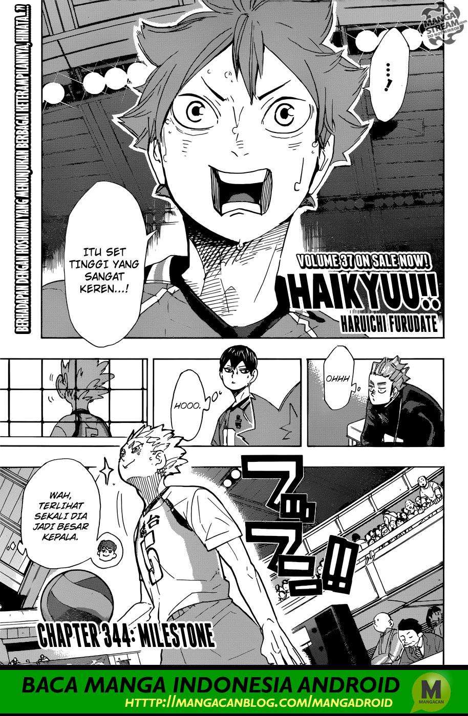 Haikyuu!! Chapter 344 - halaman 1
