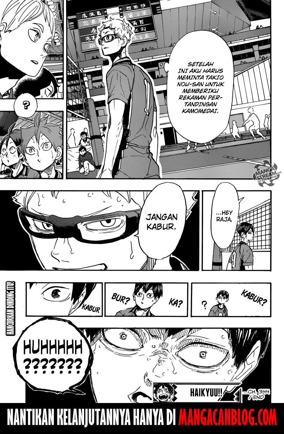 Haikyuu!! Chapter 344 - halaman 18