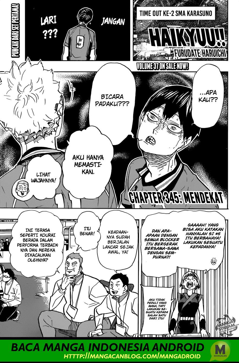 Haikyuu!! Chapter 345 - halaman 1