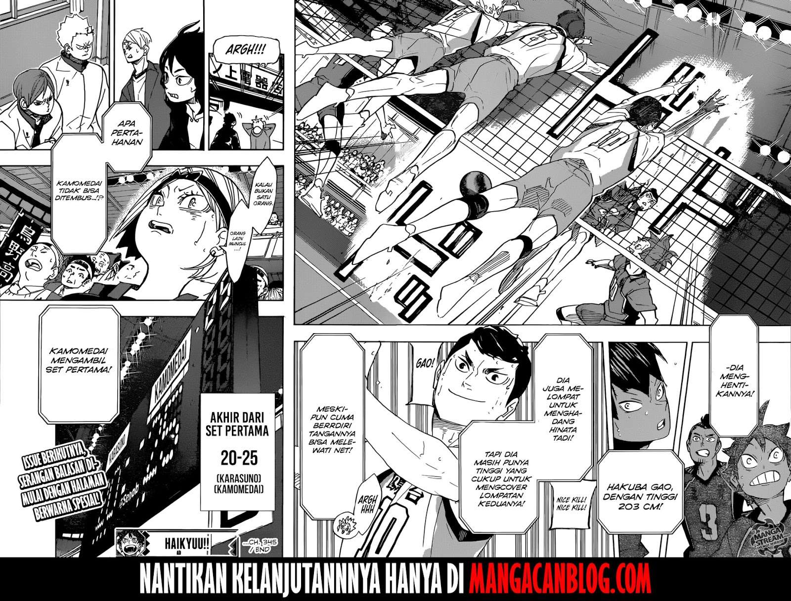 Haikyuu!! Chapter 345 - halaman 16