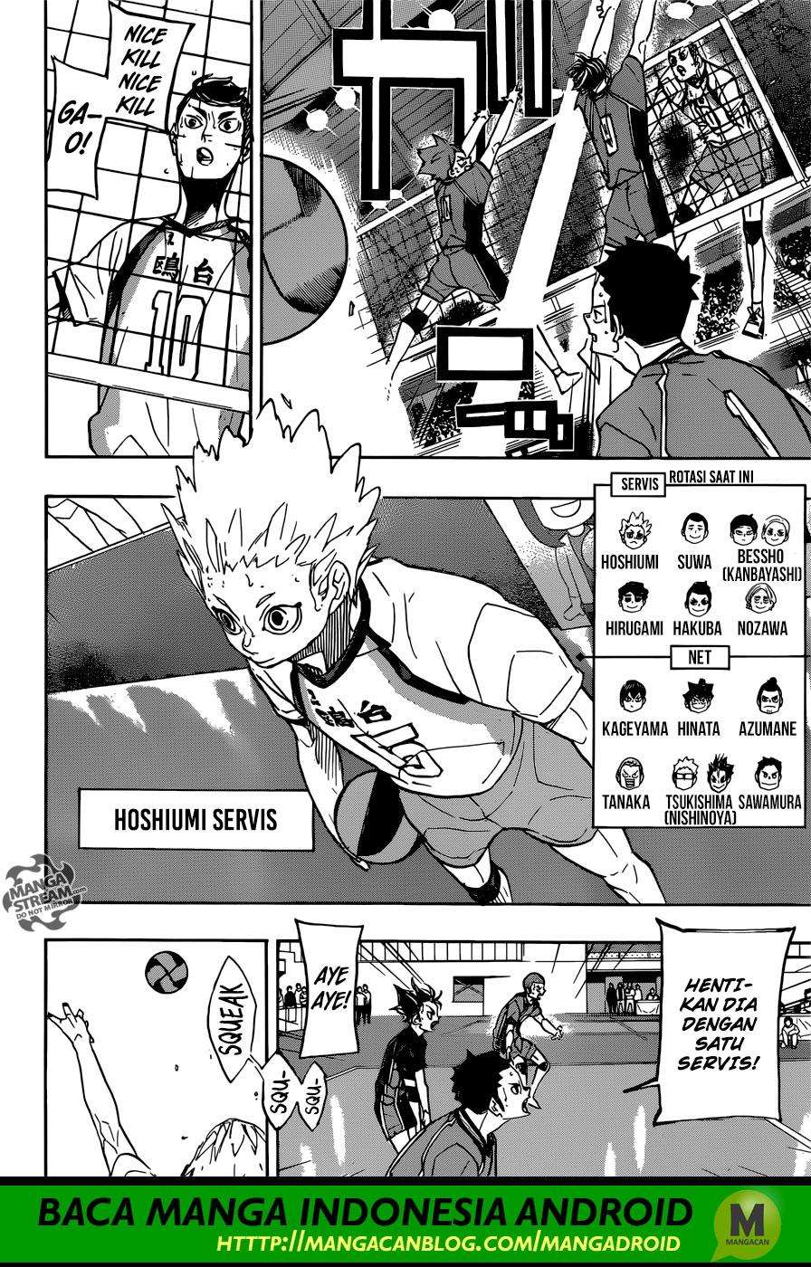 Haikyuu!! Chapter 347 - halaman 14