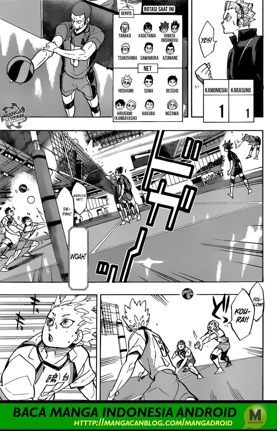 Haikyuu!! Chapter 347 - halaman 6