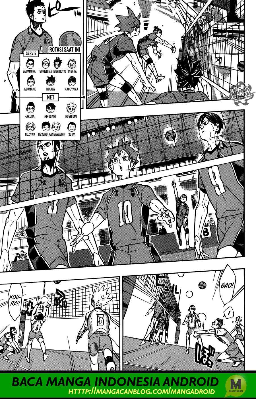 Haikyuu!! Chapter 347 - halaman 8