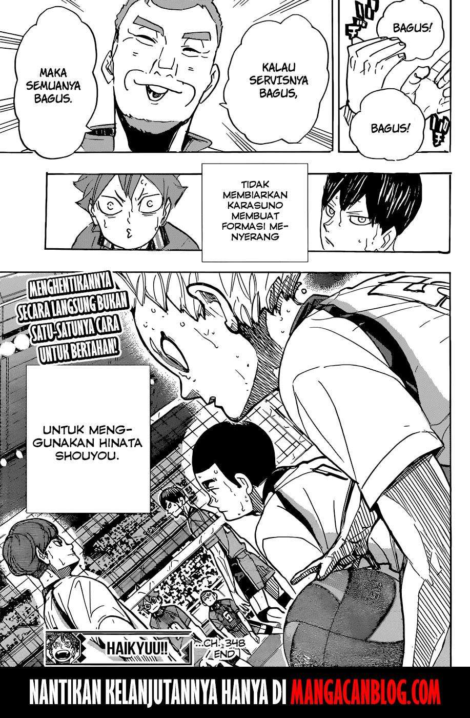 Haikyuu!! Chapter 348 - halaman 19