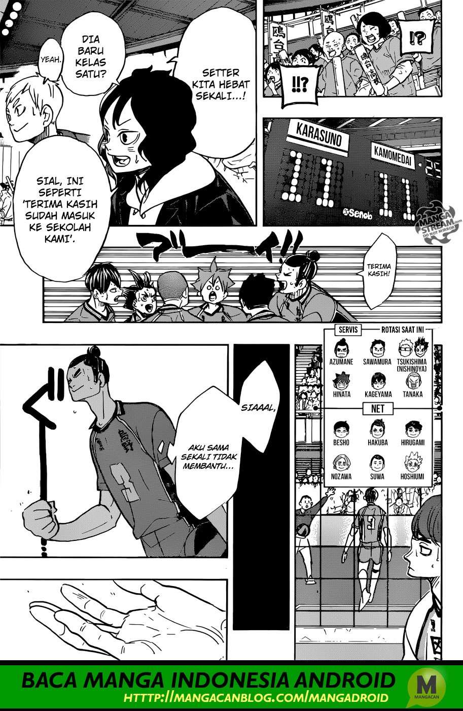 Haikyuu!! Chapter 349 - halaman 10