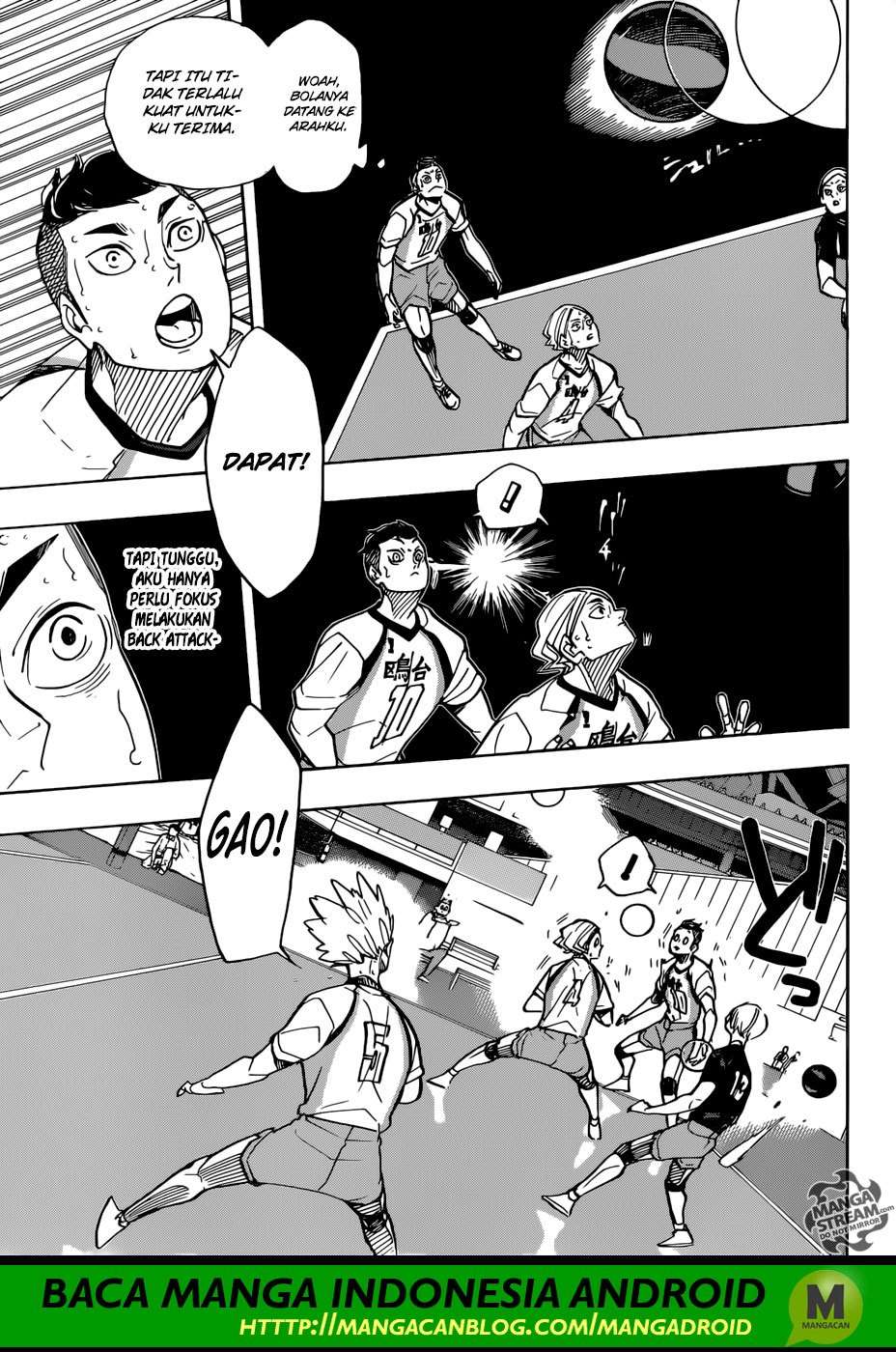 Haikyuu!! Chapter 350 - halaman 9