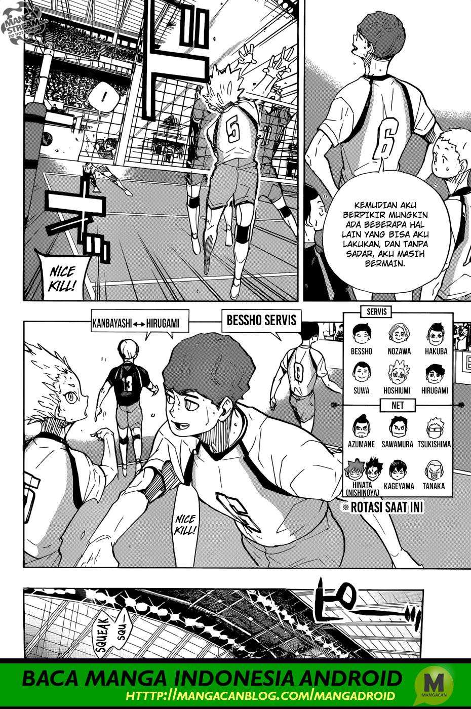 Haikyuu!! Chapter 351 - halaman 14