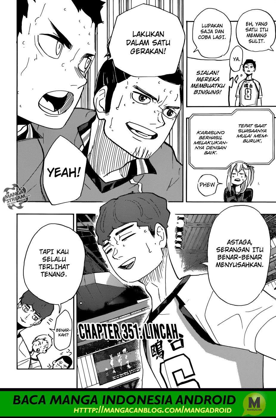 Haikyuu!! Chapter 351 - halaman 3