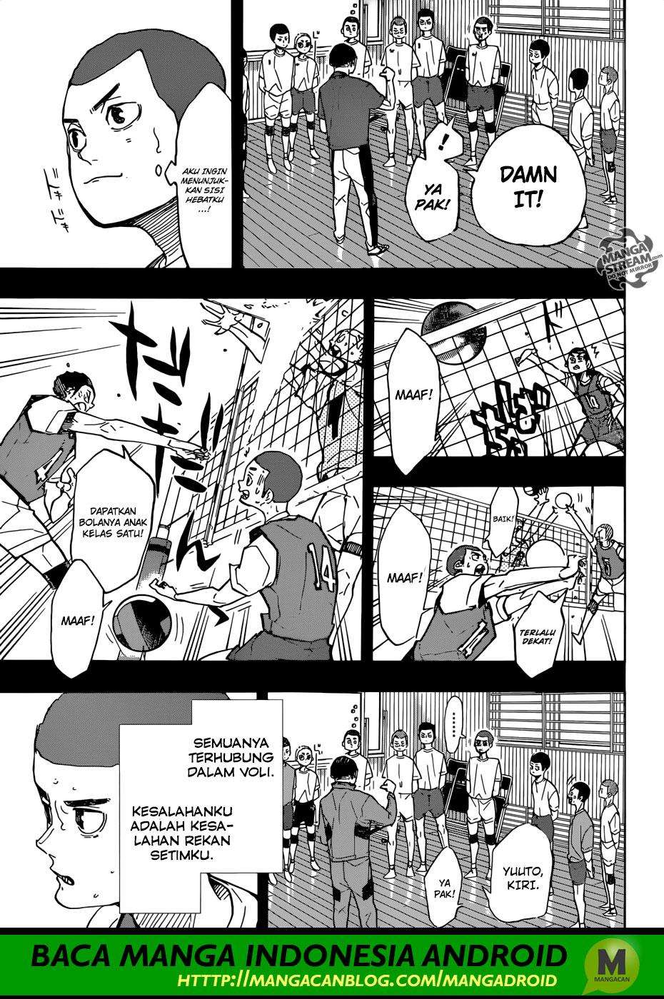 Haikyuu!! Chapter 351 - halaman 6