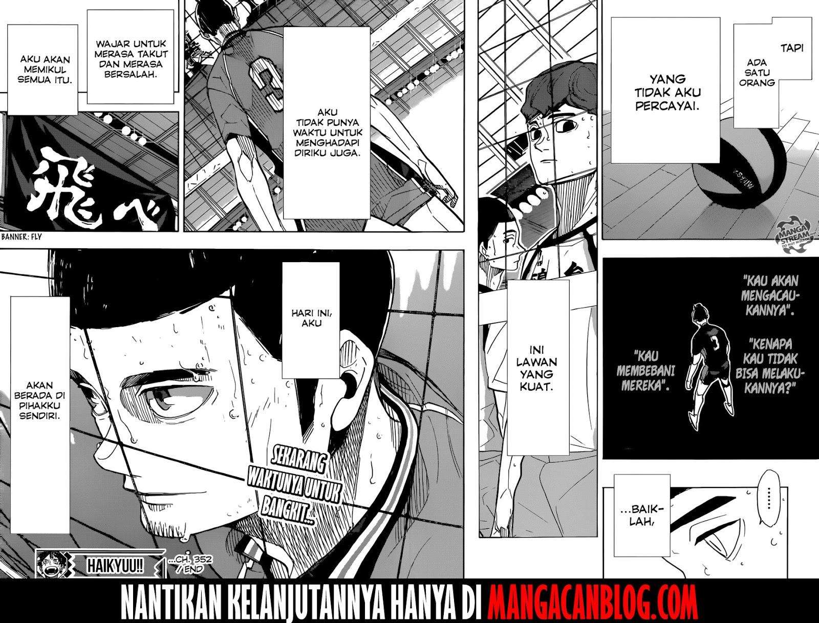 Haikyuu!! Chapter 352 - halaman 17