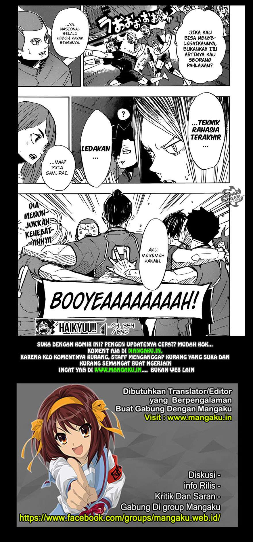 Haikyuu!! Chapter 354 - halaman 20
