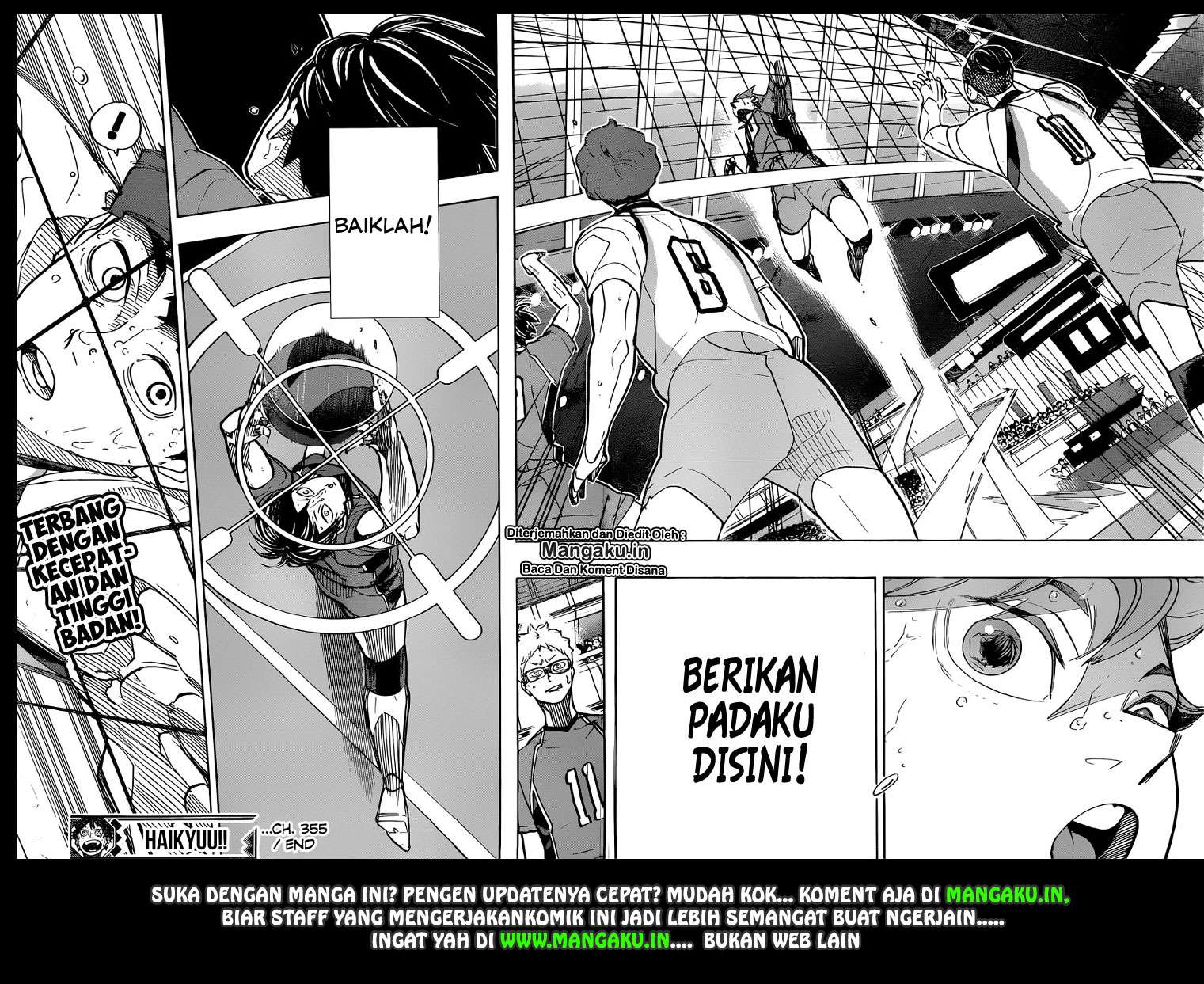 Haikyuu!! Chapter 355 - halaman 17