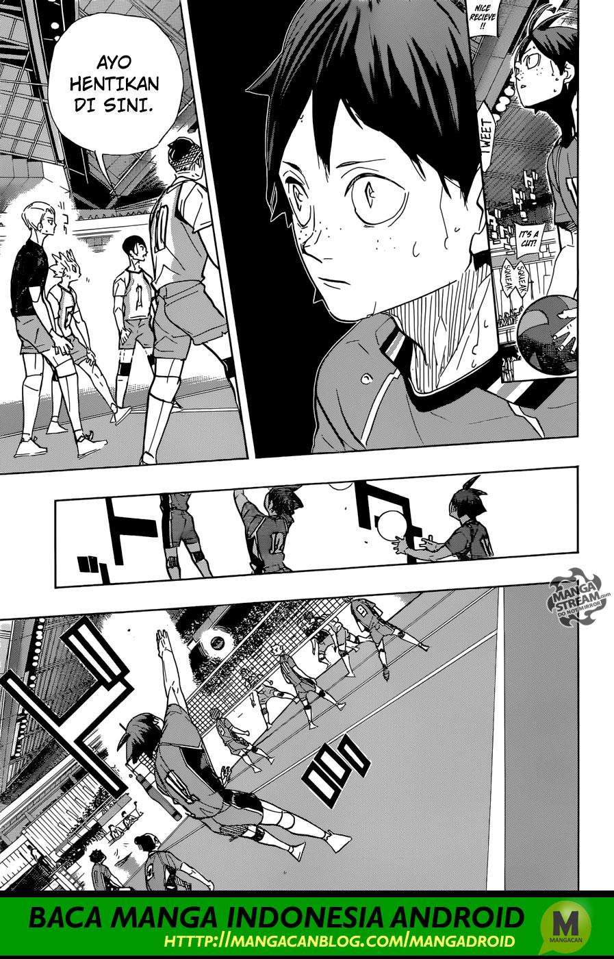 Haikyuu!! Chapter 357 - halaman 10