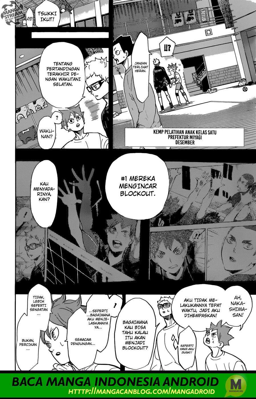 Haikyuu!! Chapter 357 - halaman 14