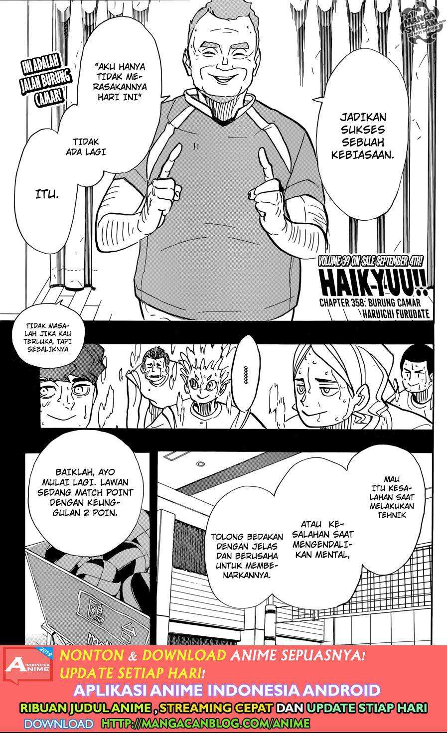 Haikyuu!! Chapter 359 - halaman 1
