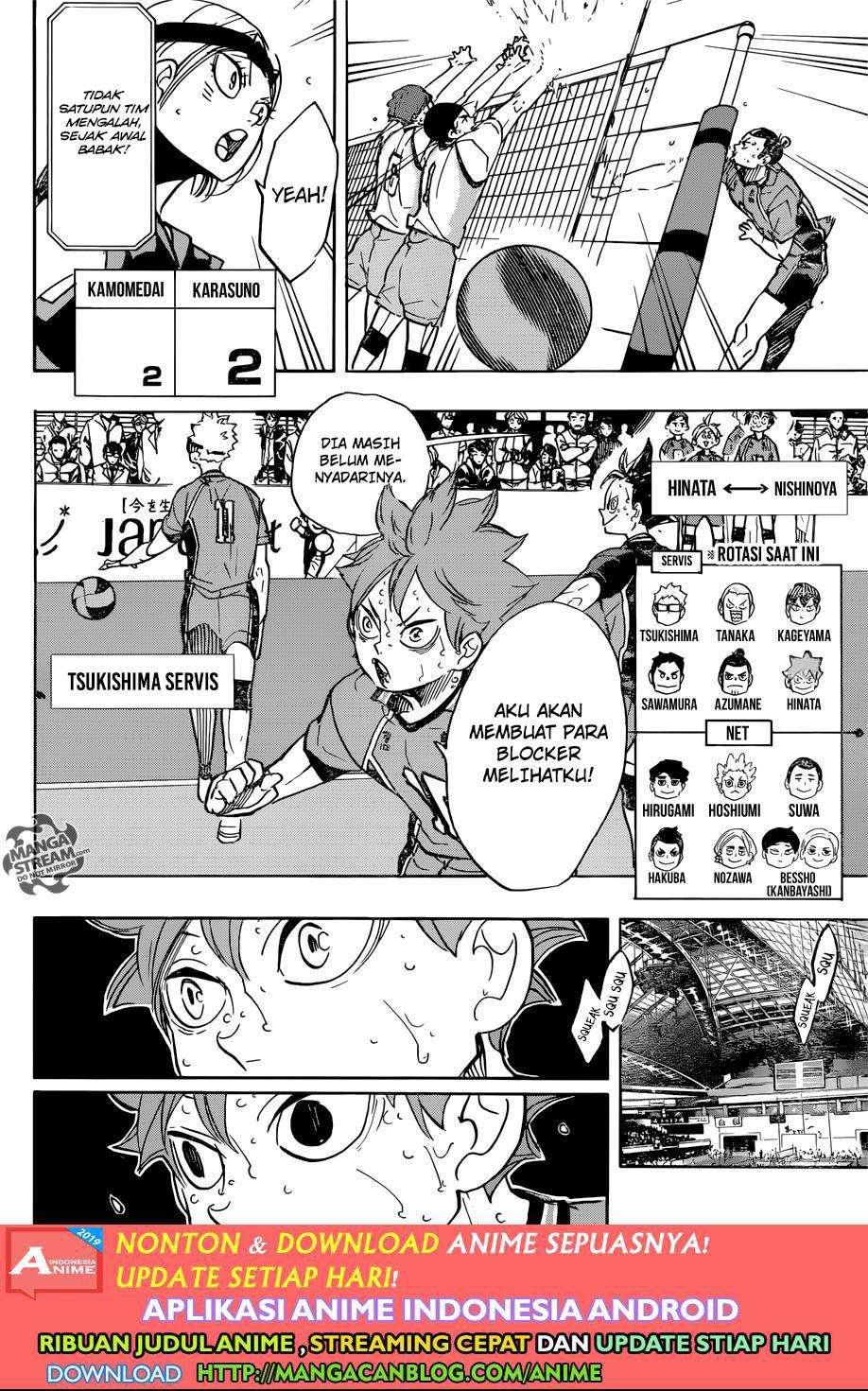 Haikyuu!! Chapter 359 - halaman 6