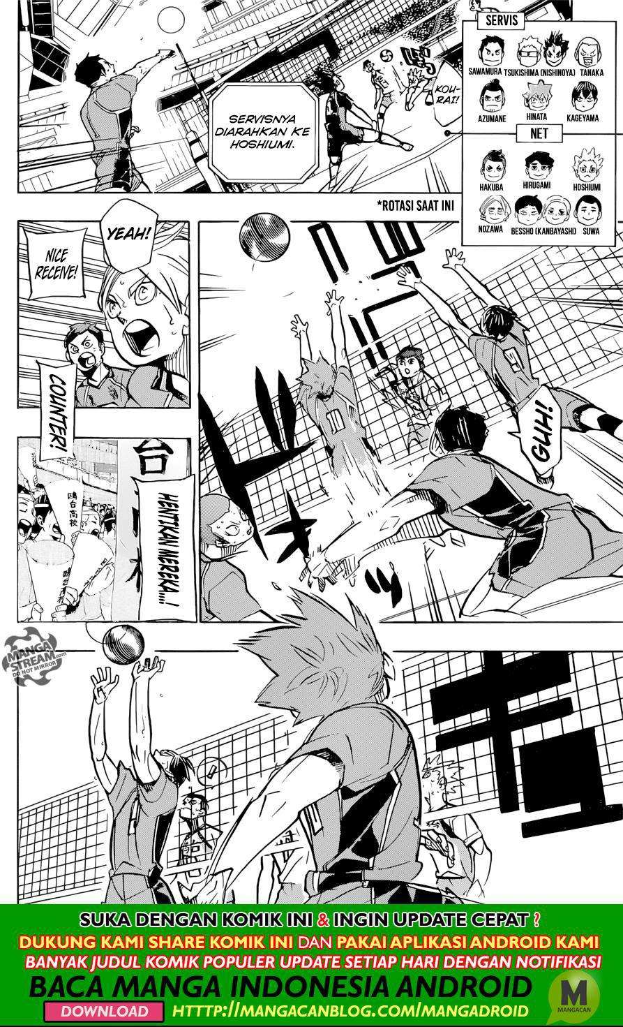 Haikyuu!! Chapter 360 - halaman 6