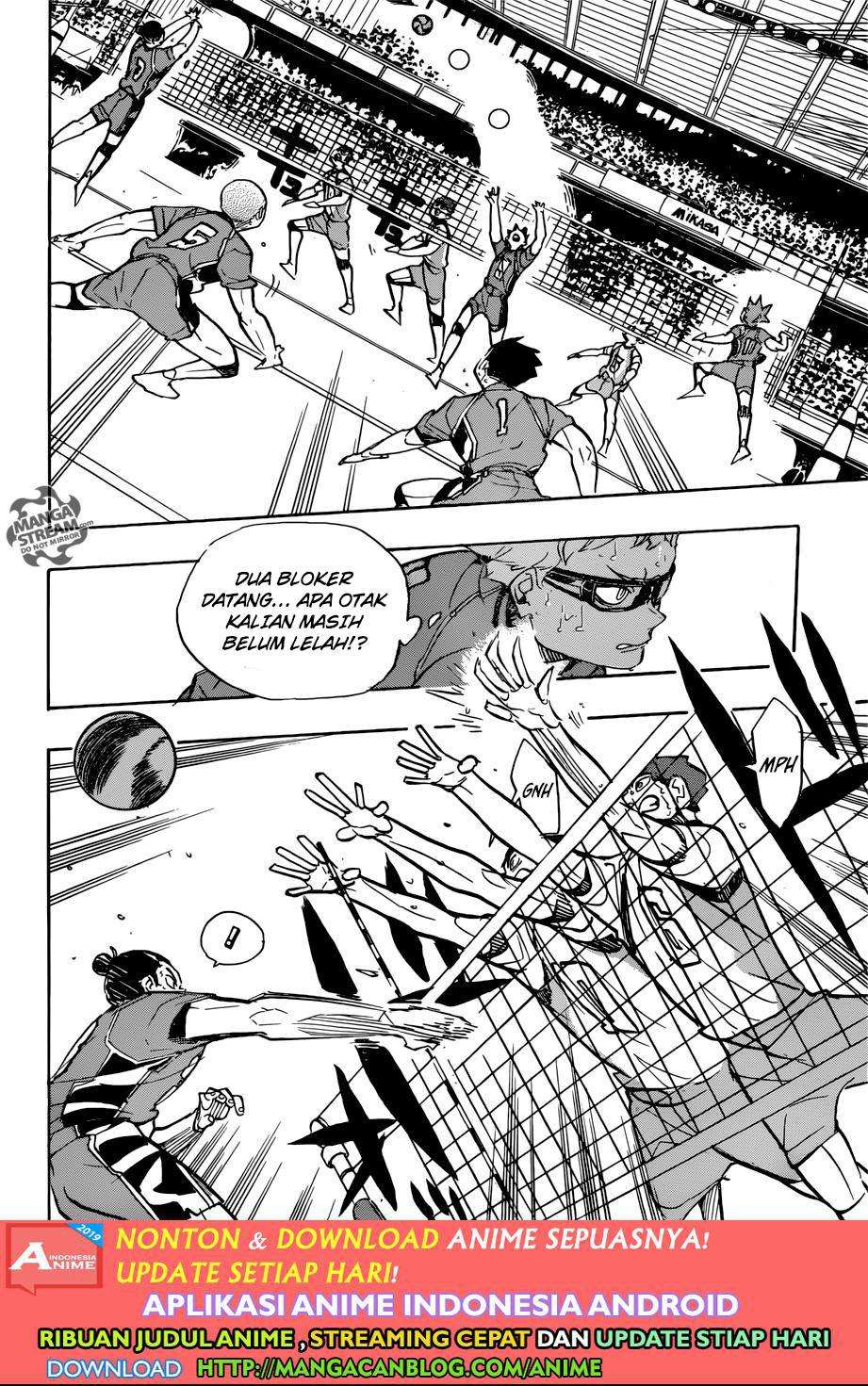 Haikyuu!! Chapter 360 - halaman 8