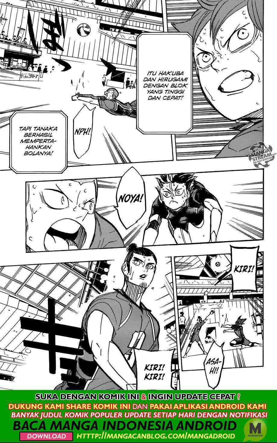 Haikyuu!! Chapter 360 - halaman 9