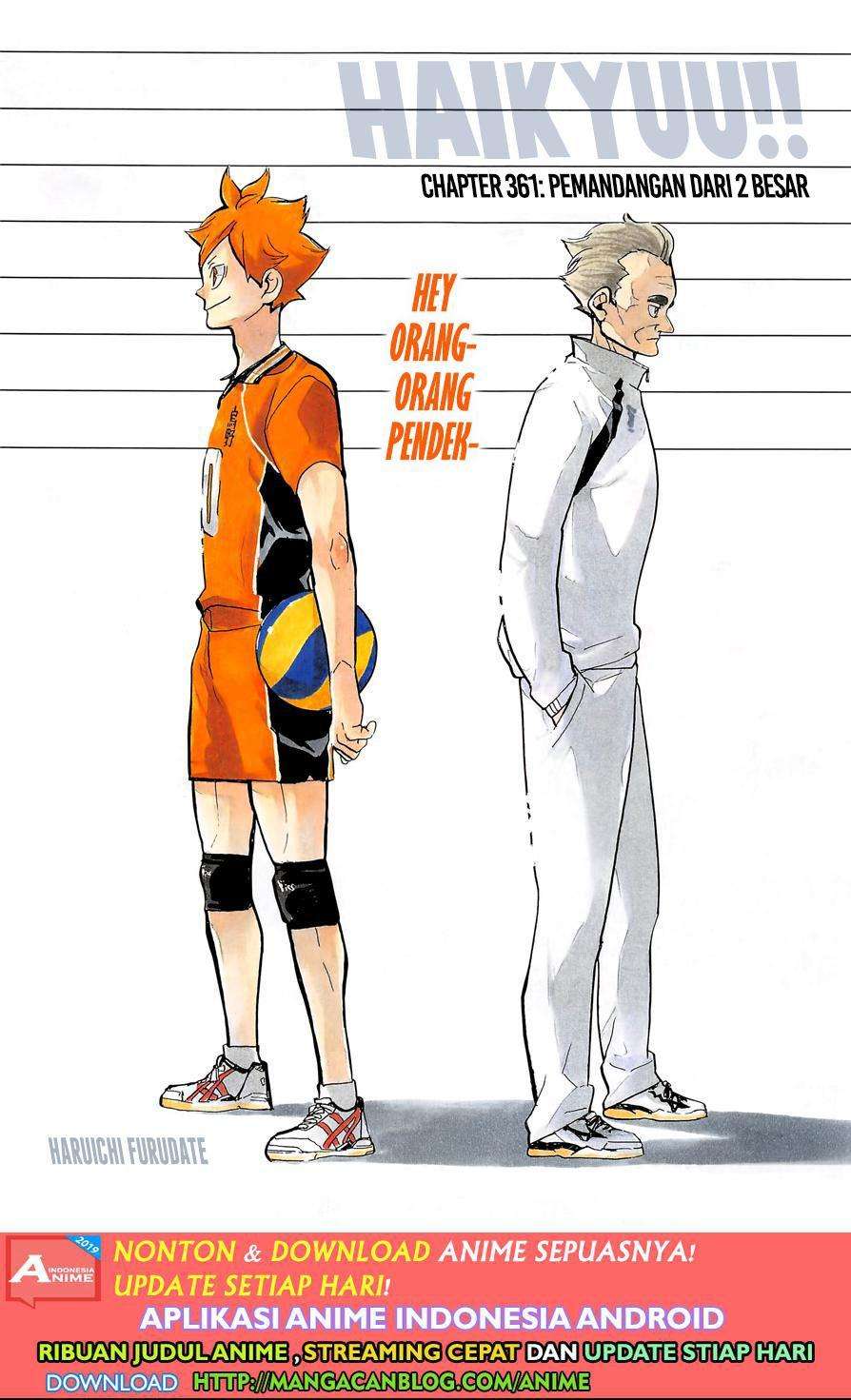 Haikyuu!! Chapter 361 - halaman 1