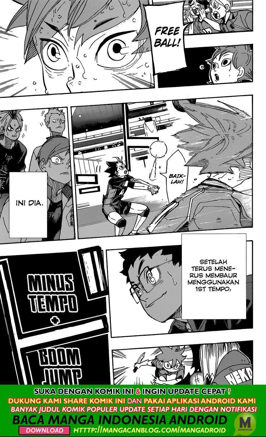 Haikyuu!! Chapter 361 - halaman 14
