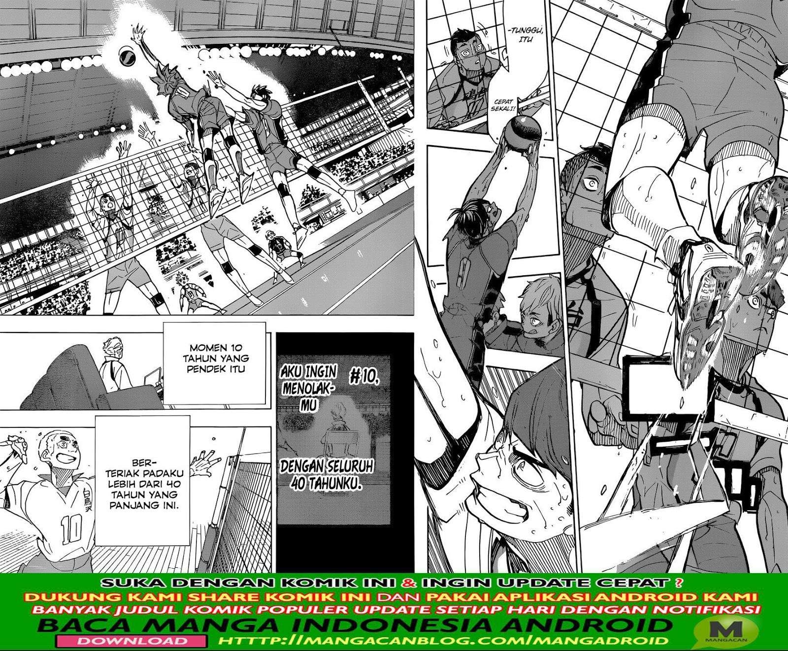 Haikyuu!! Chapter 361 - halaman 15