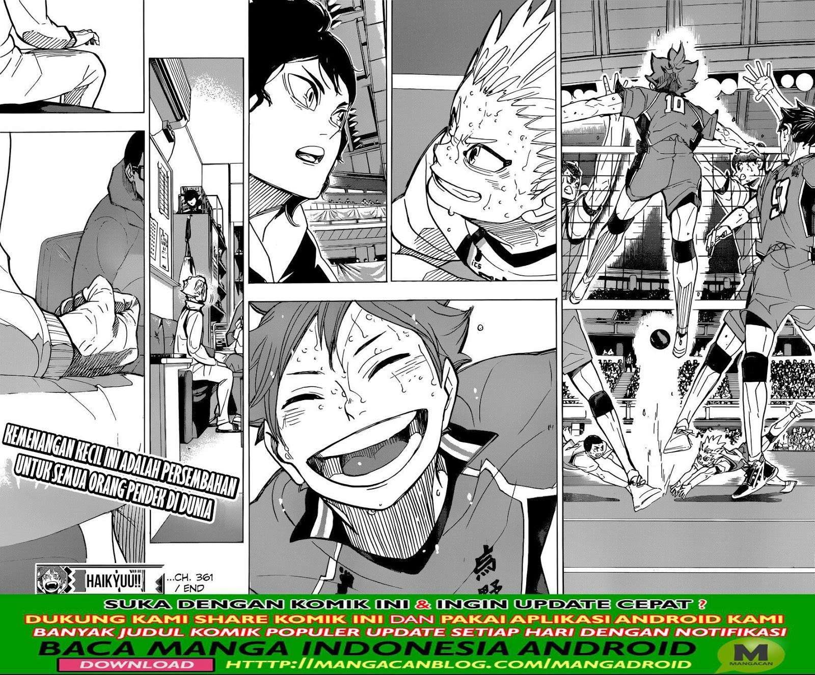 Haikyuu!! Chapter 361 - halaman 16