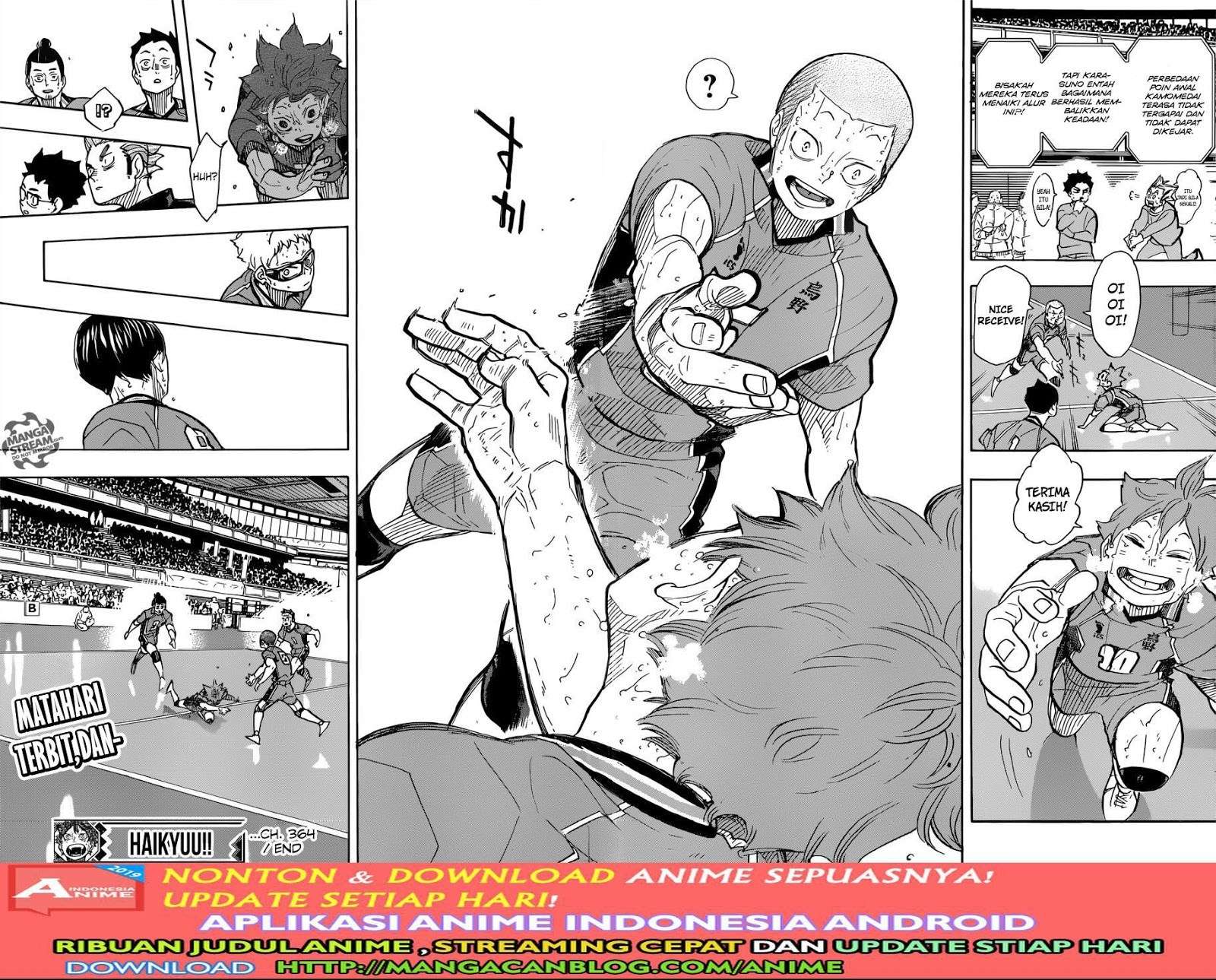 Haikyuu!! Chapter 364 - halaman 20