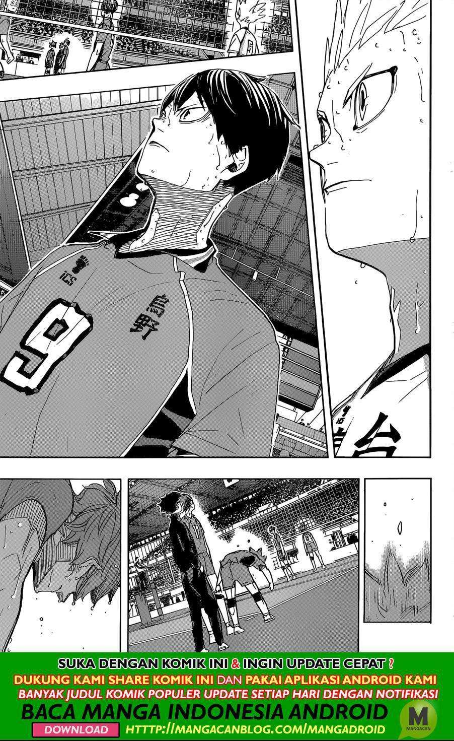 Haikyuu!! Chapter 365 - halaman 15