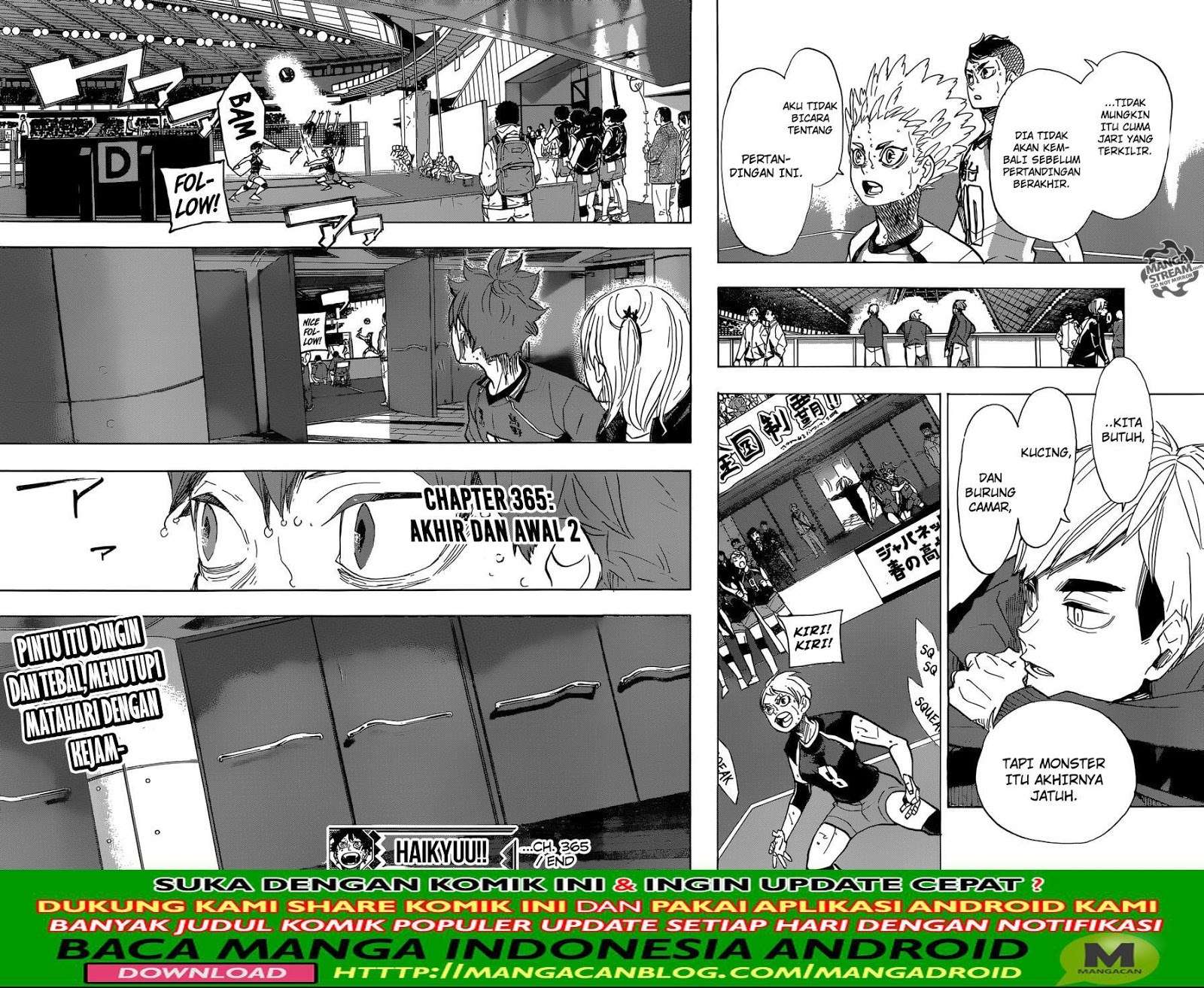 Haikyuu!! Chapter 365 - halaman 16